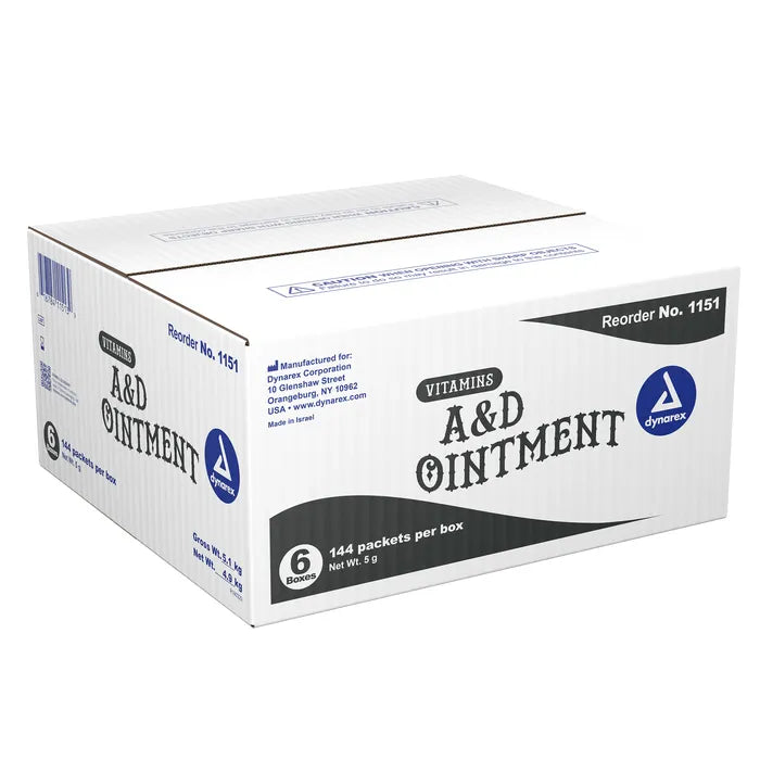Vitamins A&D Ointment Without Lanolin 5g Packet - 144packets/case