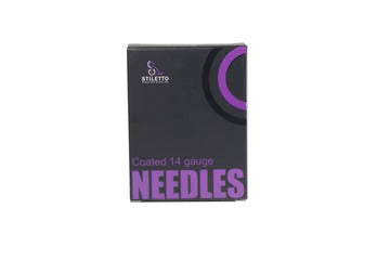 Stiletto Coated Needles (Box of 50) Available in 12G, 14G, 15G, 16G, 17G, 18G, and 19G